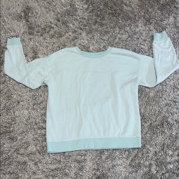 Teal American Eagle crew neck - Picture 1 of 2